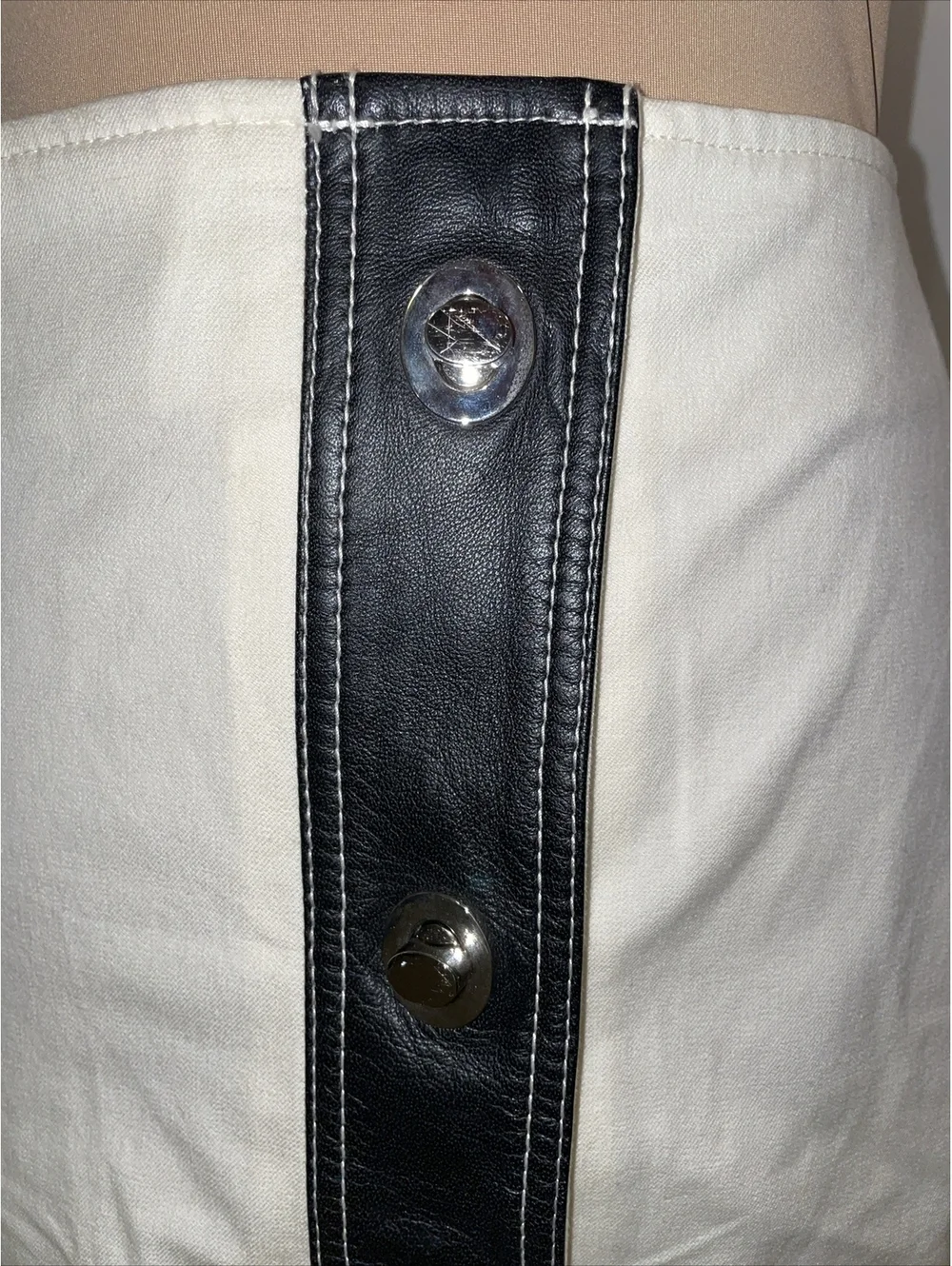 Michael Kors Size 10 Skirt A Line Button Front